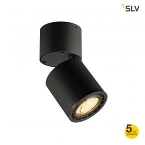 Oprawy-sufitowe - lampa sufitowa ruchoma czarna okrągła supros 78 led 3000k 60° slv