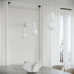 Lampki-biurkowe - lampa biurkowa  kula loftowa na stolik halo biała sollux sl.1711 