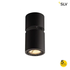 Oprawy-sufitowe - lampa sufitowa ruchoma czarna okrągła supros 78 led 3000k 60° slv 