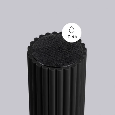 Plafony - plafon łazienkowy lampa kula sufitowa halo czarny ip44 sollux sl.1713 