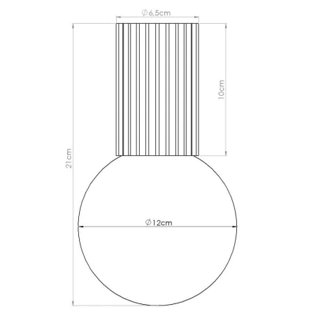 Plafony - plafon łazienkowy lampa kula sufitowa halo czarny ip44 sollux sl.1713 