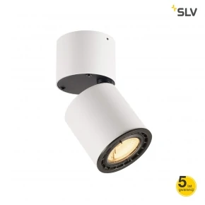 Oprawy-sufitowe - lampa sufitowa ruchoma okrągła biała supros 78 led 3000k 60° slv 