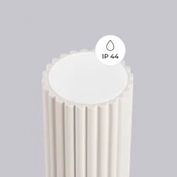 Plafony - plafon łazienkowy lampa kula halo beżowa ip44 sollux sl.1718 