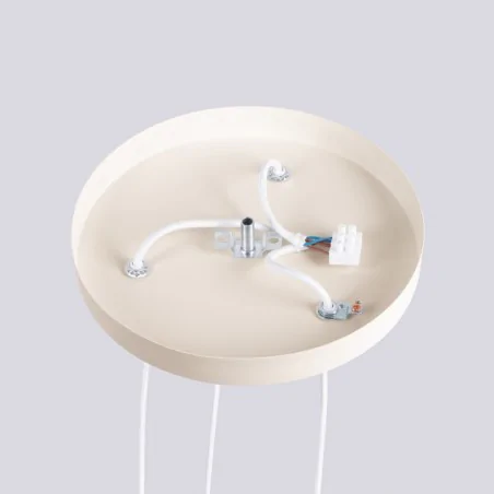 Lampy-sufitowe - lampa wisząca 3 kule sufitowe halo 3p beżowa sollux sl.1720 