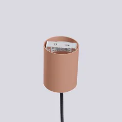 Lampy-sufitowe - lampa wisząca mleczna kula z brązową wstawką halo 1 mocca sollux sl.1734 
