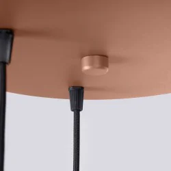 Lampy-sufitowe - lampa wisząca potrójna 3 wiszące kule halo 3p mocca sollux sl.1735 
