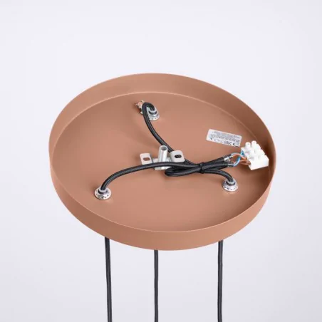 Lampy-sufitowe - lampa wisząca potrójna 3 wiszące kule halo 3p mocca sollux sl.1735 