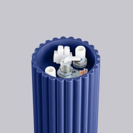 Plafony - plafoniera sufitowa hermetyczna kula halo ultramaryna ip44 sollux sl.1738 