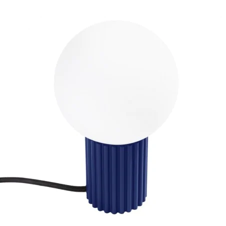Lampki-biurkowe - lampa biurkowa z granatową podstawą halo ultramaryna sollux sl.1741 