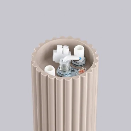 Plafony - plafon sufitowy kula taupe do łazienki ip44 halo sl.1743 sollux 