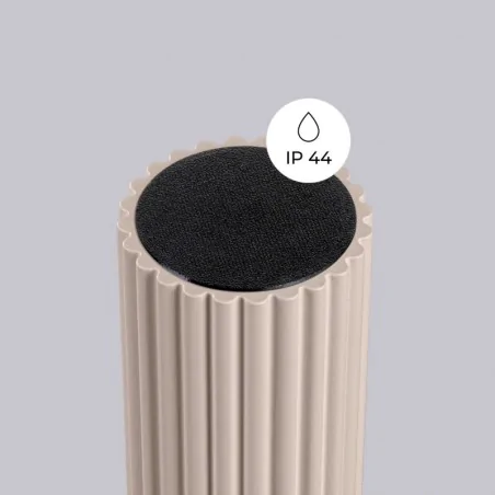 Plafony - plafon sufitowy kula taupe do łazienki ip44 halo sl.1743 sollux 