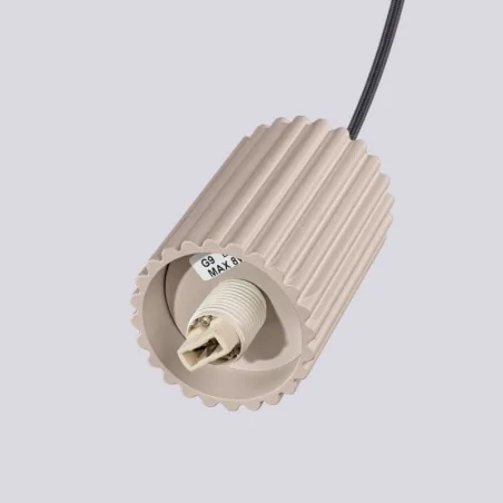 Lampy-sufitowe - lampa sufitowa wisząca potrójna zwis kule taupe halo sl.1745 sollux 