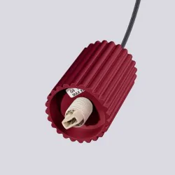 Lampy-sufitowe - lampa wisząca sufitowa zwis pojedynczy burgundowy halo sl.1749 sollux 