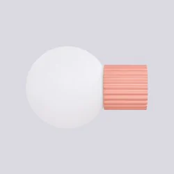 Kinkiety-lazienkowe - lampa ścienna do łazienki kinkiet brzoskwiniowy ip44 halo sl.1752 sollux 