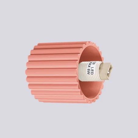 Kinkiety-lazienkowe - lampa ścienna do łazienki kinkiet brzoskwiniowy ip44 halo sl.1752 sollux 