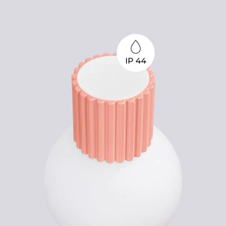 Kinkiety-lazienkowe - lampa ścienna do łazienki kinkiet brzoskwiniowy ip44 halo sl.1752 sollux 