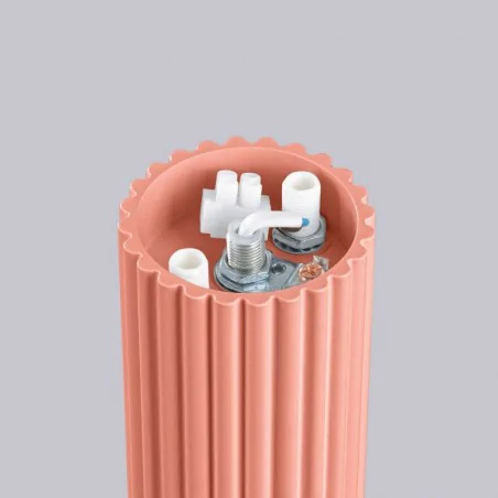 Oswietlenie-sufitowe - lampa sufitowa tuba do łazienki plafon ip44 brzoskwiniowy halo sl.1753 sollux 