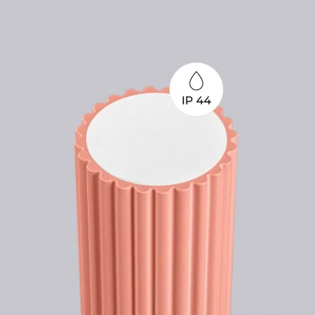 Oswietlenie-sufitowe - lampa sufitowa tuba do łazienki plafon ip44 brzoskwiniowy halo sl.1753 sollux 