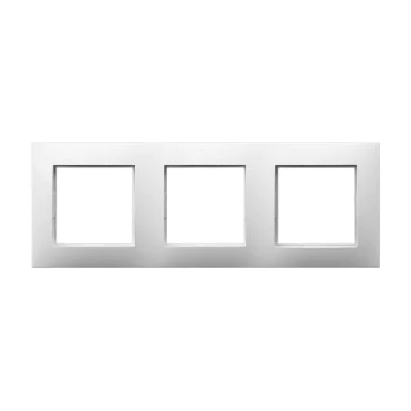 Ramki-potrojne - ramka potrójna biała do serii gniazd i włączników aria ospel r-3u/00 