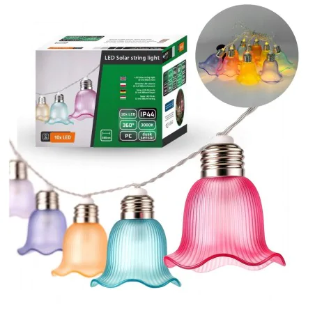 Swiecace-kule-i-girlandy - lampa solarna kolorowe dzwoneczki girlanda ogrodowa wisząca ciepłe światło 9273 lvt 