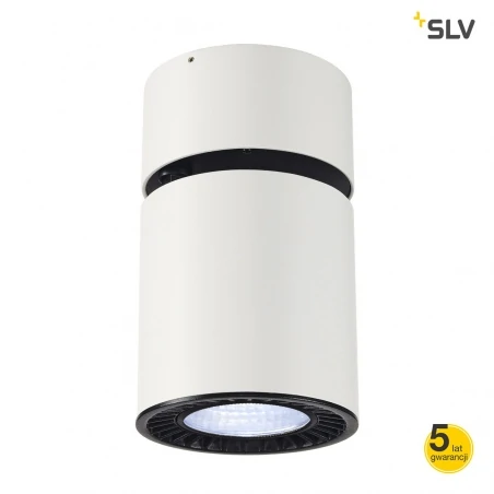 Oprawy-sufitowe - oprawa sufitowa supros cl okrągła biała 4000lm 4000k slmled 60° slv 