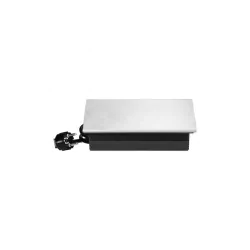 Gniazda-meblowe - gniazdo meblowe srebrne płaskie z przesuwaną pokrywą do blatu z usb c i a or-gm-9043/g orno 