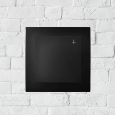 Wylaczniki-krzyzowe - włącznik krzyżowy z piktogramem czarny metalik do ramek serii as ospel łp-4g/m/33 