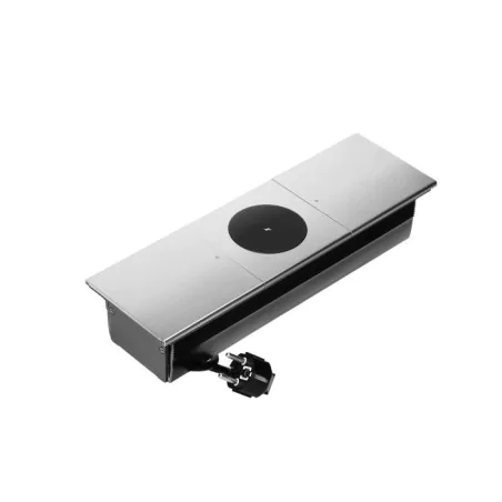 Gniazda-meblowe - gniazdo blatowe z bezprzewodową ładowarką i przesuwną klapką or-gm-9044/g orno 