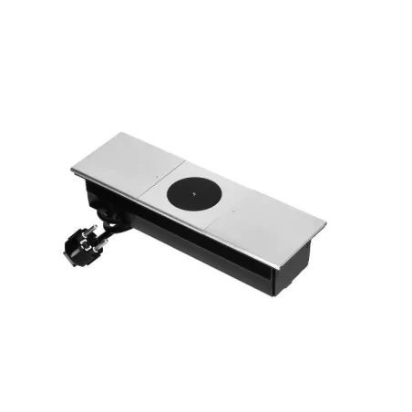 Gniazda-meblowe - gniazdo blatowe z bezprzewodową ładowarką i przesuwną klapką or-gm-9044/g orno 