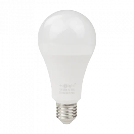 Gwint-trzonek-e27 - ec79843 mocna żarówka led 20w ciepła 3000k 1800lm eco light 