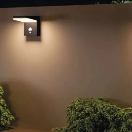 Kinkiety-solarne - kinkiet elewacyjny solarny z czujnikiem ruchu ciepły verea emos 