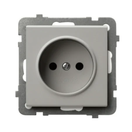 Gniazda-pojedyncze-podtynkowe - gniazdo pojedyncze bez uziemienia kaszmir kontakt do ramek sonata ospel gp-1r/m/82 