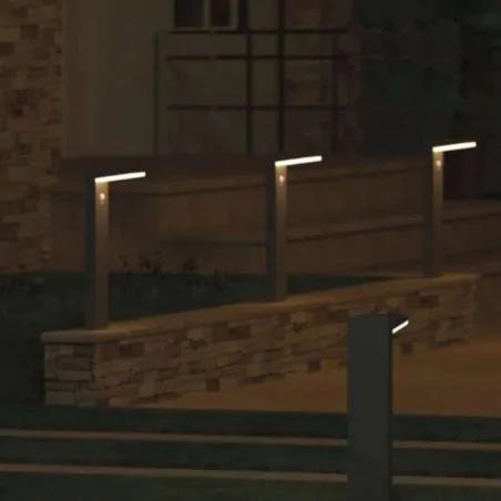 Slupki-ogrodowe - słupek ogrodowy solarny z czujnikiem ruchu ciepłe światło verea emos 