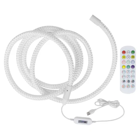 Tasmy-led - lina led z pilotem sznur elastyczny na aplikację mobilną wąż rgb o długości 3m smart ec61246 eco-light 