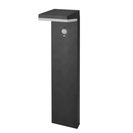 Slupki-ogrodowe - słupek ogrodowy solarny z czujnikiem ruchu ciepłe światło verea emos 