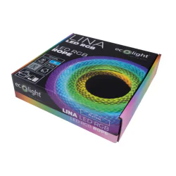 Tasmy-led - lina led z pilotem sznur elastyczny na aplikację mobilną wąż rgb o długości 3m smart ec61246 eco-light 