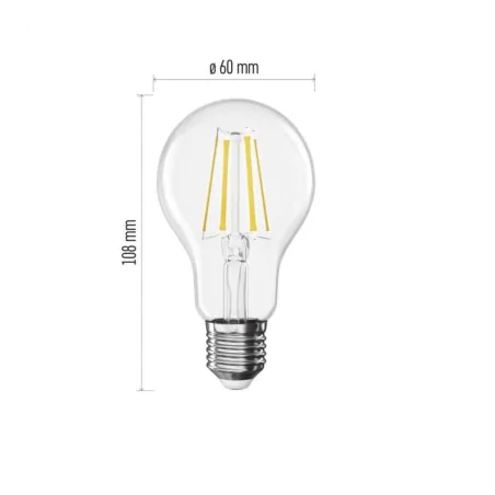 Gwint-trzonek-e27 - komplet żarówek led e27dwupak filament 6w-60w ciepła biel 806 zf5d42.2 emos 