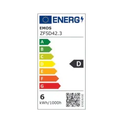 Gwint-trzonek-e27 - zestaw 3 żarówek led e27 z widocznym filamentem 6w-60w 2700k zf5d42.3 emos 