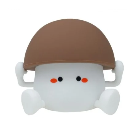 Oswietlenie-do-pokoju-dzieciecego - lampka nocna silikonowa led dziecięca grzybek do usypiania z timerem interblue 