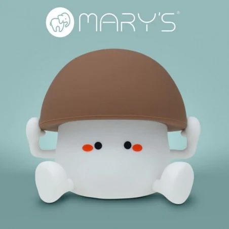 Oswietlenie-do-pokoju-dzieciecego - lampka nocna silikonowa led dziecięca grzybek do usypiania z timerem interblue 