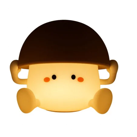 Oswietlenie-do-pokoju-dzieciecego - lampka nocna silikonowa led dziecięca grzybek do usypiania z timerem interblue 