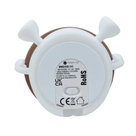 Oswietlenie-do-pokoju-dzieciecego - lampka nocna silikonowa led dziecięca grzybek do usypiania z timerem interblue 