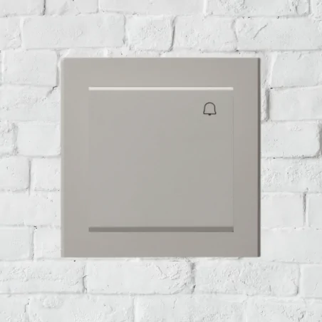 Wlaczniki-i-przyciski-dzwonkowe - przycisk dzwonkowy odbijający z piktogramem kaszmirowy sonata łp-6r/m/82 ospel 