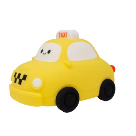Oswietlenie-do-pokoju-dzieciecego - lampka nocna led dziecięca samochodzik autko taxi pod usb interblue 