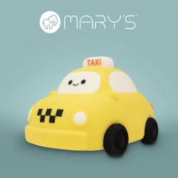 Oswietlenie-do-pokoju-dzieciecego - lampka nocna led dziecięca samochodzik autko taxi pod usb interblue 