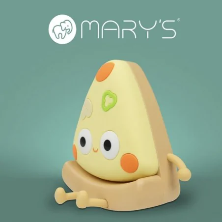 Oswietlenie-do-pokoju-dzieciecego - lampka nocna led dziecięca ciepłe światło pizza do zasypiania interblue 