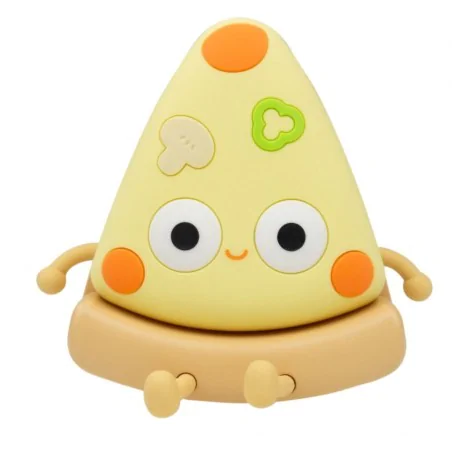 Oswietlenie-do-pokoju-dzieciecego - lampka nocna led dziecięca ciepłe światło pizza do zasypiania interblue 