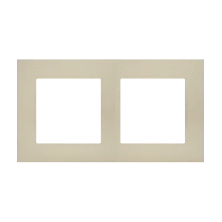 Ramki-podwojne - ramka podwójna szampański mat do gniazd i włączników simon 55 kontakt-simon tr2/144 