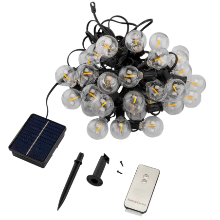Swiecace-kule-i-girlandy - lampki solarne girlanda ogrodowa na pilota z usb ciepła lumsol0045 callis2 lumiled 