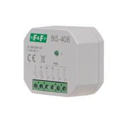 Przekazniki-bistabilne - bis-408 przekaźnik bistabilny impulsowy 230v sterowanie oświetleniem 16a f&f 